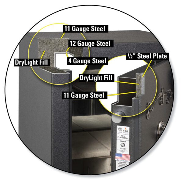 AMSEC BFII6636  24 Long Gun + 2 Gun Safe