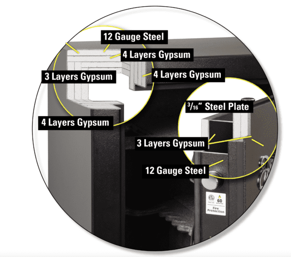 AMSEC SF6032  18 Long Gun + 2 Gun Safe